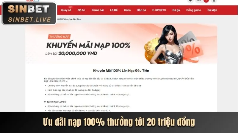 Giao diện hướng dẫn đăng ký và nạp tiền cho người mới bắt đầu tại Twin